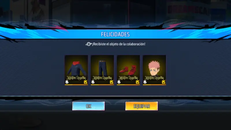 Así podrás OBTENER la SKIN de YUJI ITADORI GRATIS en FREE FIRE 2026 5 Así podrás OBTENER la SKIN de YUJI ITADORI GRATIS en FREE FIRE 2026