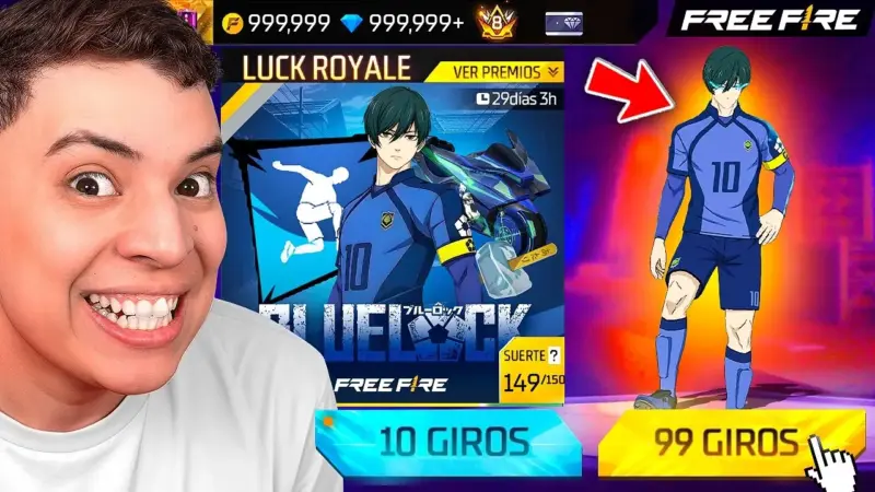 FREE FIRE x BLUE LOCK: Como CONSEGUIR las Skins, FECHAS, TRUCOS y Recompensas GRATIS 2 FREE FIRE x BLUE LOCK: Como CONSEGUIR las Skins, FECHAS, TRUCOS y Recompensas GRATIS