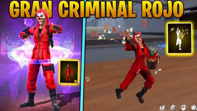 Vuelve el CRIMINAL ROJO a FREE FIRE: Fechas, Evento y TRUCOS para CONSEGUIRLO 2 Vuelve el CRIMINAL ROJO a FREE FIRE: Fechas, Evento y TRUCOS para CONSEGUIRLO