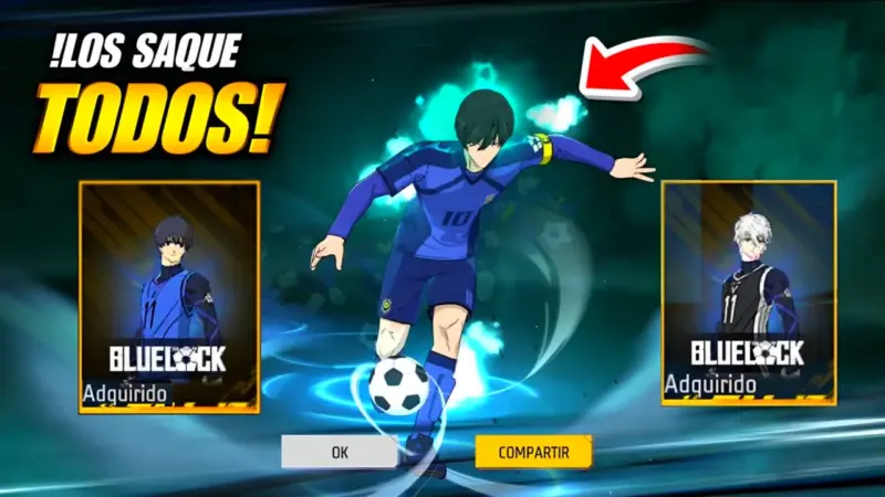 FREE FIRE x BLUE LOCK: Como CONSEGUIR las Skins, FECHAS, TRUCOS y Recompensas GRATIS 3 skins free fire, ff, free fire maxx, games, colaboración, blue lock