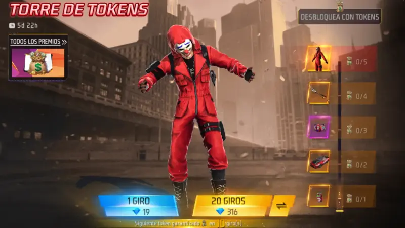 Vuelve el CRIMINAL ROJO a FREE FIRE: Fechas, Evento y TRUCOS para CONSEGUIRLO 3 criminal rojo, free fire, criminal free fire, red criminal, skin ff