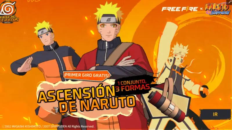 Vuelve la COLABORACION de NARUTO SHIPPUDEN: Fechas, skins GRATIS y GUIA de RECOMPENSAS 2 Vuelve la COLABORACION de NARUTO SHIPPUDEN: Fechas, skins GRATIS y GUIA de RECOMPENSAS