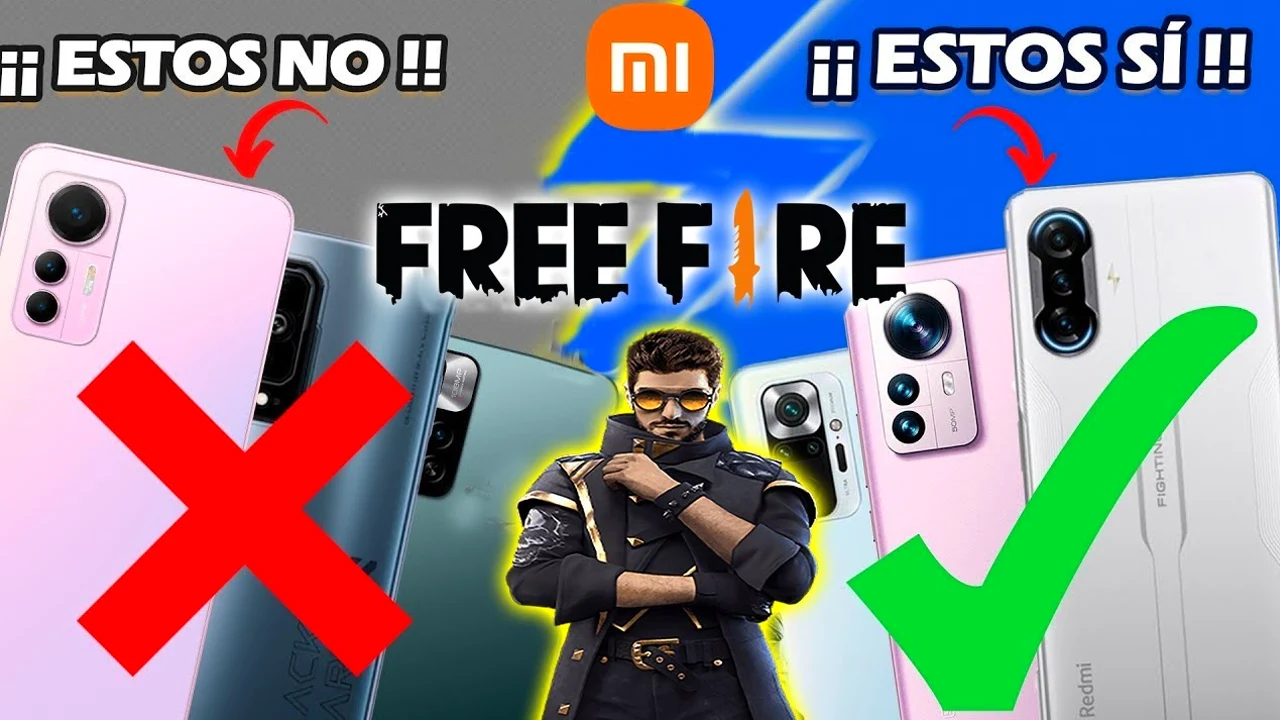 Los mejores TELEFONOS MOVILES para jugar FREE FIRE en 2024