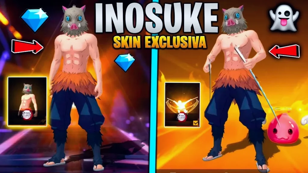 Así podrás CONSEGUIR la skin de INOSUKE en la Ruleta INOSUKE de FREE FIRE