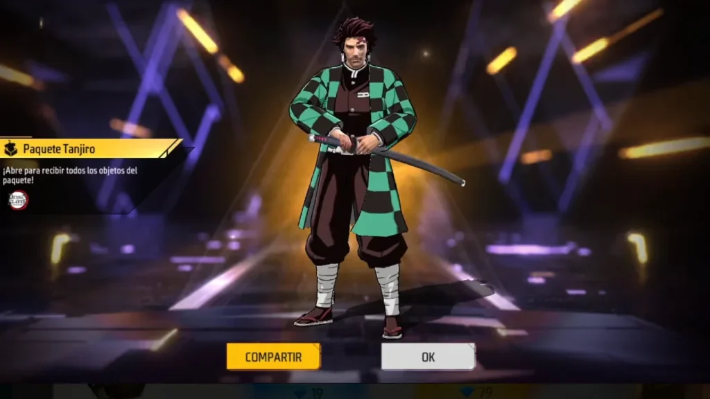 Como CONSEGUIR la skin de TANJIRO en la RULETA De TOKENS en FREE FIRE 2024