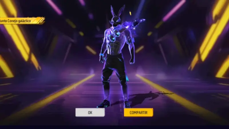 skin conejo galáctico free fire cenje conejo free fire