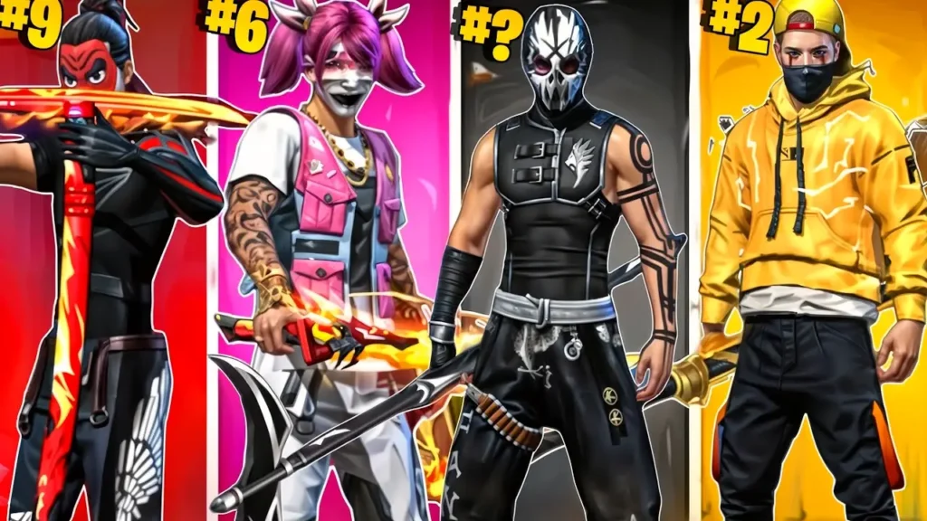 COMBINACIONES de OUTFITS para TU SKIN en FREE FIRE